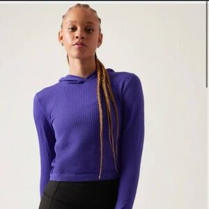 Women's Athleta Flurry Seamless Hoodie Top
